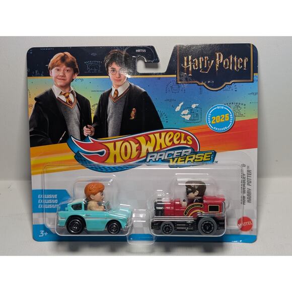 Hot Wheels Other - Hot Wheels RacerVerse Harry Potter Ron Weasley Exclusive 2 Pack New